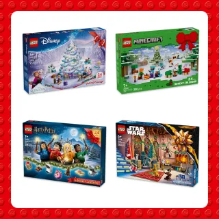 【LEGO 樂高】驚喜月曆_Minecraft、哈利波特、星際大戰、迪士尼冰雪奇緣(聖誕節禮物 交換禮物)
