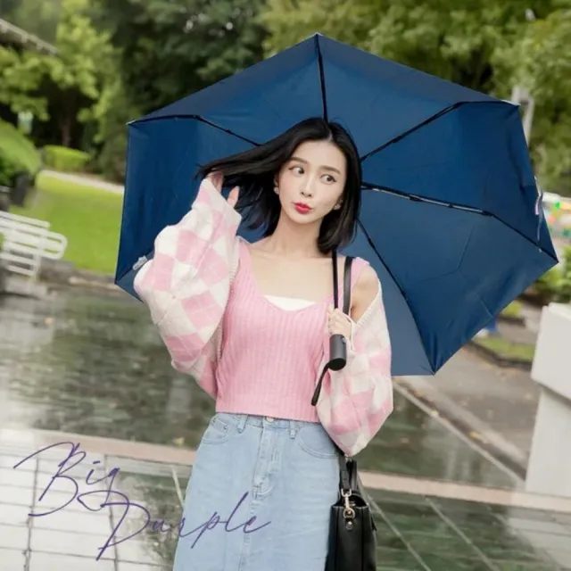 【雨傘王】1+1組合 23吋自動折疊傘 7骨抗風 晴雨傘 防潑水 高CP值(超值款無維修)