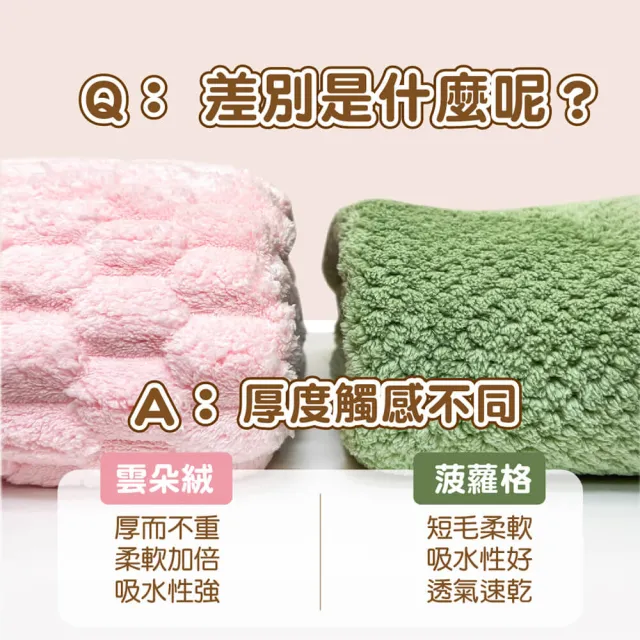 【YODOXIUI】日本雲朵絨速乾超吸水乾髮包巾乾髮帽(包巾 毛巾 吸水毛巾 乾髮帽 包頭巾)
