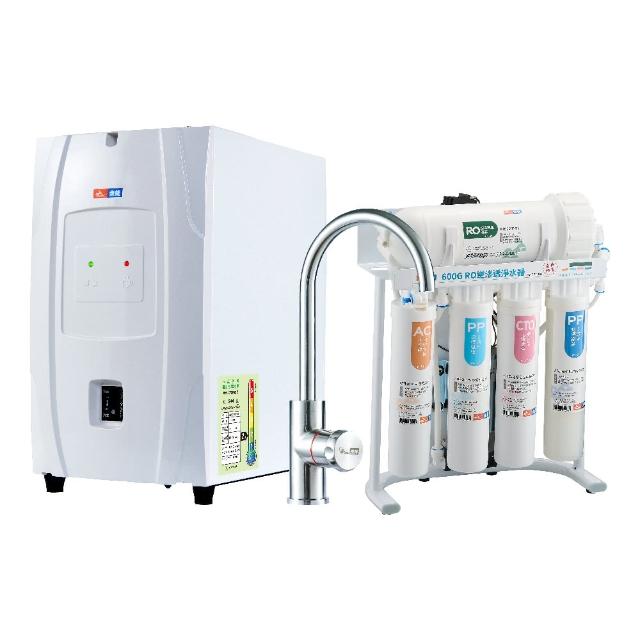 【東龍】TE-1211K+TE-7213KF 600G RO逆滲透廚下淨水方案（加熱器/RO淨水/東龍）(RO淨水設備)