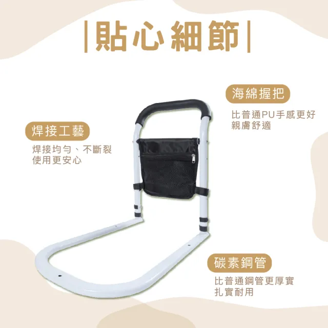 【KIDS PARK】床邊安全扶手/經典款(耐用床邊護欄/老人孕婦床邊扶手/輔助起身扶手架/生活防摔照護)