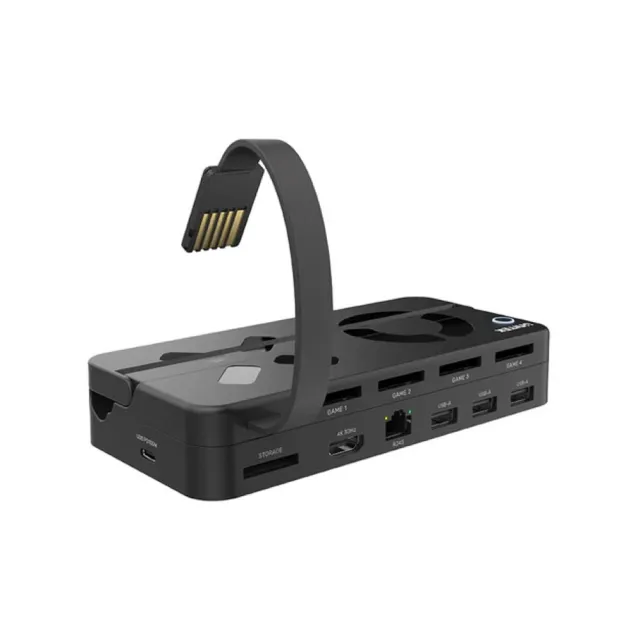 【UNITEK】G1002B任天堂遊戲機4合1Switch讀卡器+擴充座(UNITEK G1002B任天堂副廠配件)