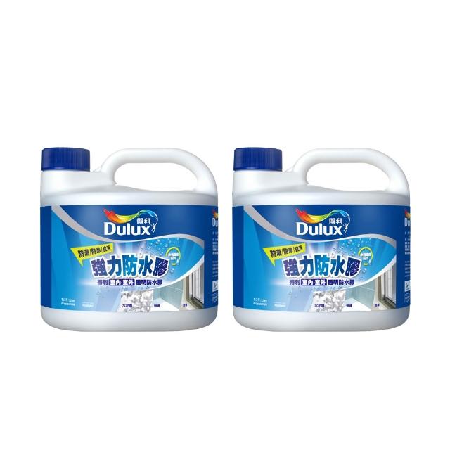 【得利】Dulux官方旗艦店★A795 強力防水膠 透明 亮光（2公升裝組）(磁磚 窗框 防水)