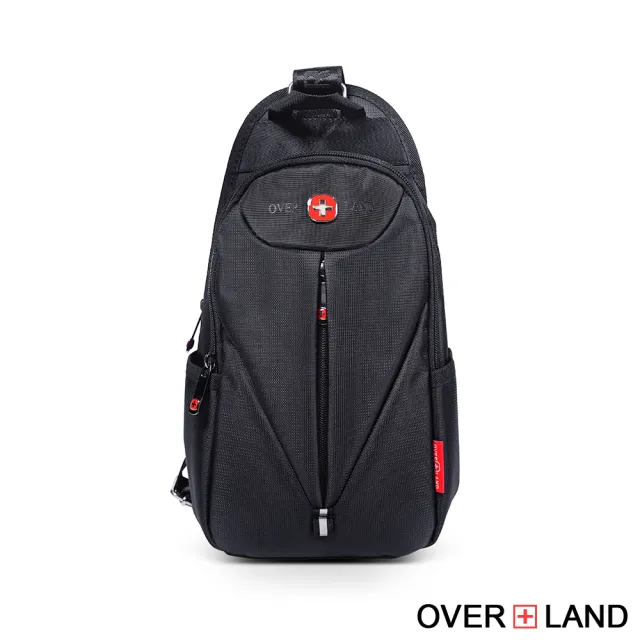 【OverLand】美式十字軍 - 素面率性造型胸背包/肩背包(3130)