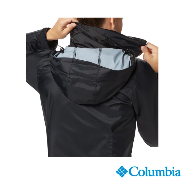 【Columbia 哥倫比亞】女款-防潑水防曬連帽風衣外套(UWR74490/UWL01270/IS)