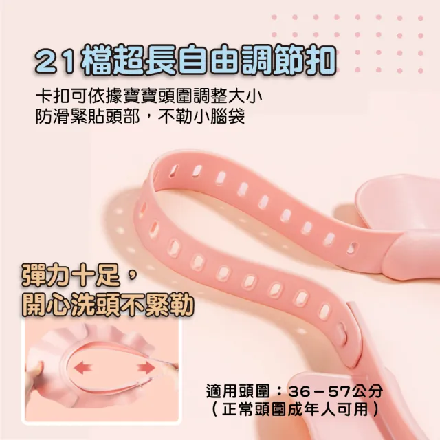 【PeNi 培婗】可調節氣墊款嬰幼兒寶寶沐浴洗髮帽(洗頭帽 洗髮帽 嬰兒沐浴 兒童沐浴 寶寶沐浴)