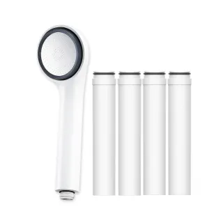【3M】ShowerCare SF100除氯蓮蓬頭-1機5心組(日本食品級濾心)