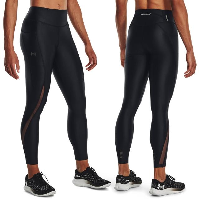【UNDER ARMOUR】UA 女 FlyFast Elite IsoChill 緊身九分褲_1376821-001(黑色)