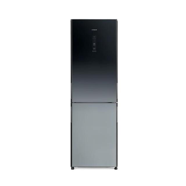 【HITACHI 日立】313L一級能效變頻雙門冰箱-左開/漸層琉璃黑(HRBN5366DFL-XGRTW)
