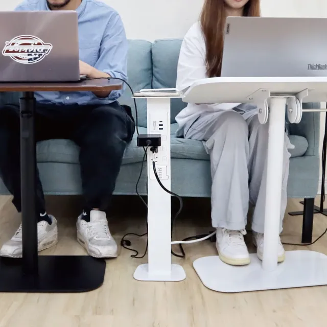 【aka】新極簡白時尚立式充電柱(電源塔/延長線柱/充電塔/站立式充電)