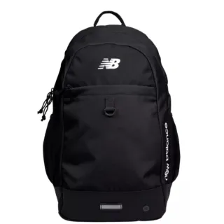 【NEW BALANCE】NB 後背包 運動包 書包 旅行包 大容量 雙層 黑(LAB51002BK)