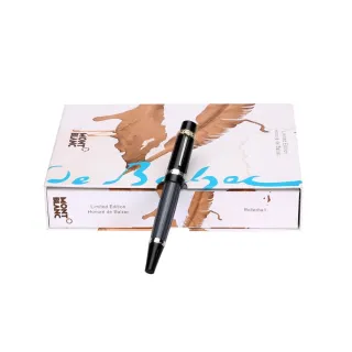 【MONTBLANC 萬寶龍】文學家系列 Honore de Balzac奧諾雷•德•巴爾札克 限量鋼珠筆(黑色)