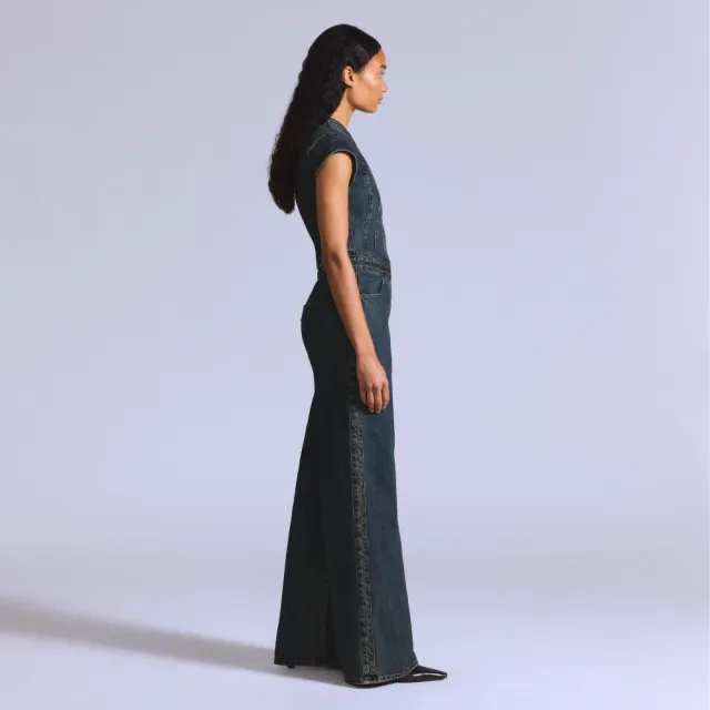 【LEVIS】BLUETAB™ 修身連身丹寧牛仔褲 / 日本面料 女生牛仔褲 熱賣單品 003JW-0000