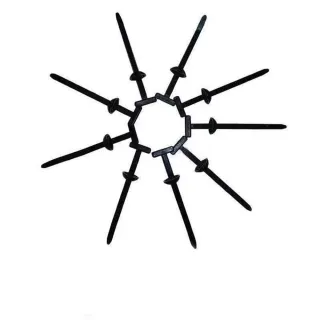 【一朵花汽車百貨】萬能紮帶卡扣100入組 穿心釘 固定 髮動機底闆葉子闆內襯 擋泥闆 後備箱內飾卡扣