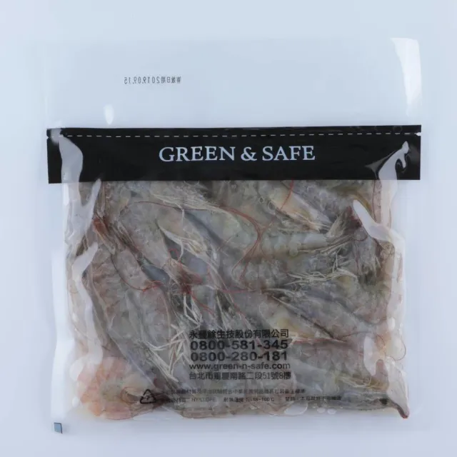 【永豐餘生技】海水生態鮮蝦 300g x6入(免運優惠)