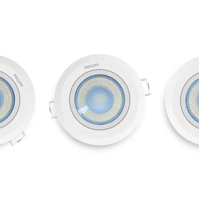 【Philips 飛利浦】4入組｜9W LED投射崁燈 開孔9cm RS100B(發光角度24度、36度、聚光、集中、可調角度)