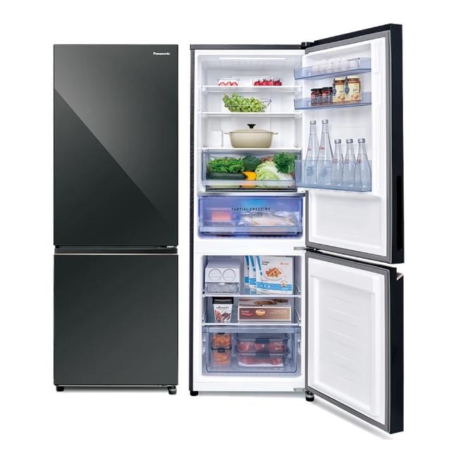 【Panasonic 國際牌】300公升一級能效玻璃門雙門變頻冰箱(NR-B301VG-X1)