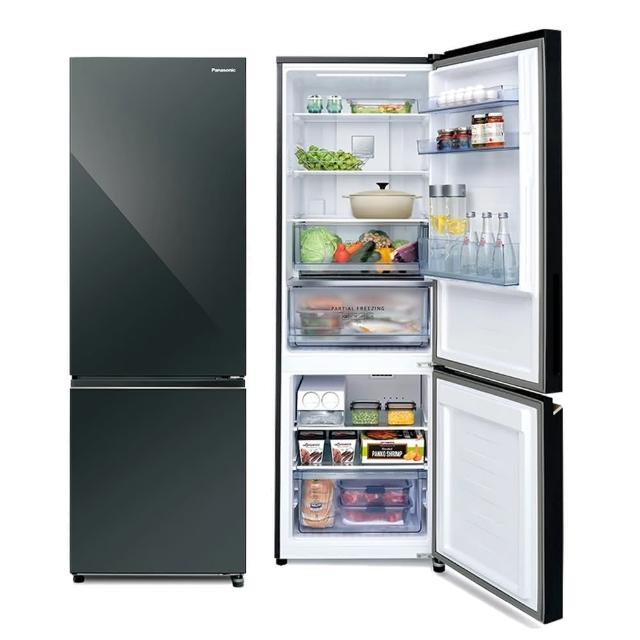 【Panasonic 國際牌】325公升一級能效玻璃門雙門變頻冰箱(NR-B331VG-X1)
