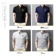 【Billgo】馬球刺繡男上衣短袖POLO衫 4色 M-3XL｜休閒男春夏棉質上衣 比爾購服飾(質感、親膚、百搭)