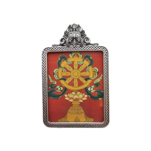 【藏古祥館】法輪唐卡  PA35(唐卡)