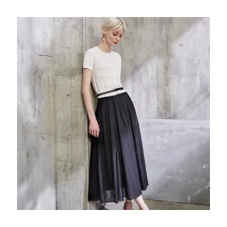 【Le Polka】褶皺飄逸長裙-女