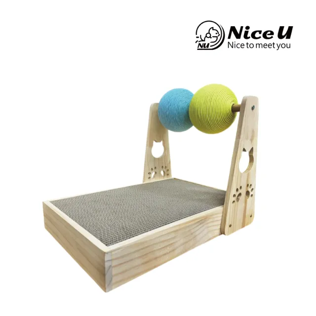 【NiceU】雙倍滾滾貓抓板(Plus)