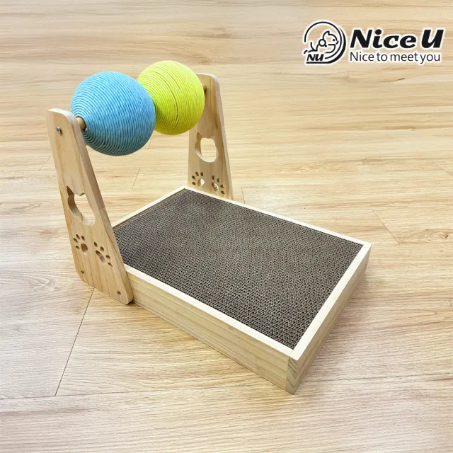 【NiceU】雙倍滾滾貓抓板(Plus)