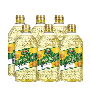 【得意的一天】100%葵花油2L*6瓶(北港朝天宮媽祖版包裝限量上市)