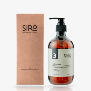 【Siro】3號護色修復洗髮露 500ml(護色、染燙受損髮、粗硬髮、捲髮毛躁)