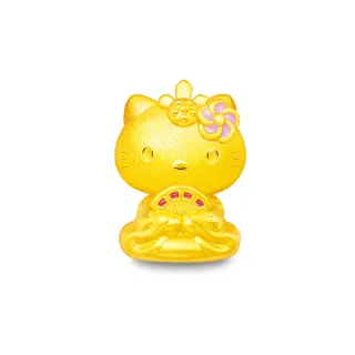 【Just Gold 鎮金店】三麗鷗 女兒節-Kitty 黃金串珠
