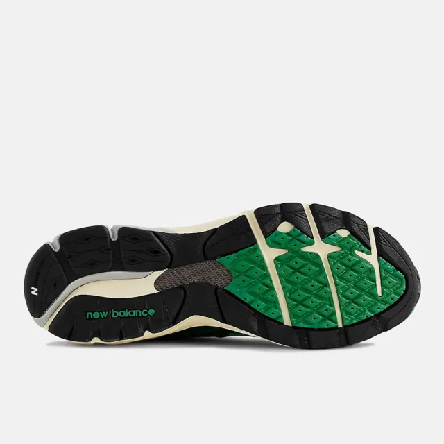 NEW BALANCE】990 V3 男休閒鞋運動復古慢跑D楦美製麂皮耐磨綠黃