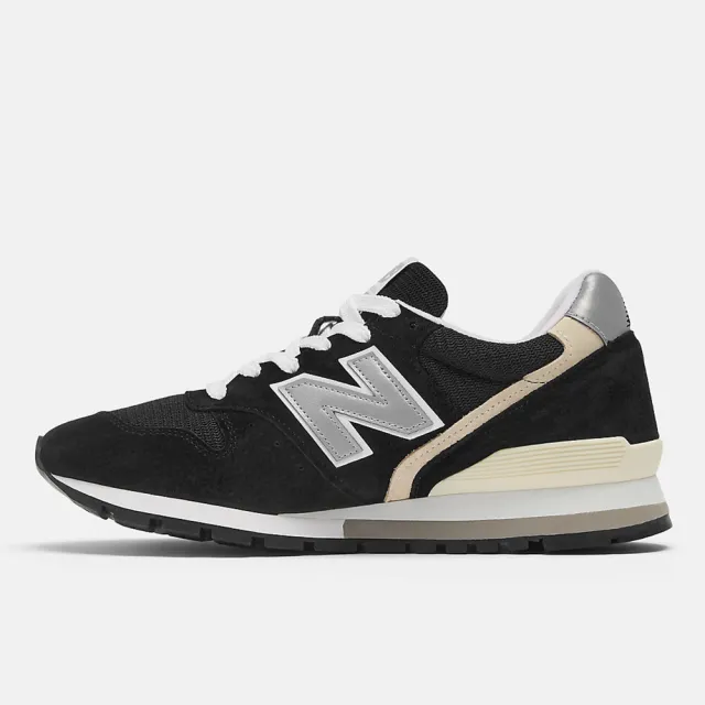 【NEW BALANCE】996 男女 休閒鞋 經典 復古 D楦 NB 996 美製 麂皮 穿搭 黑銀(U996BL)