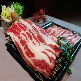 【Pioneer美國】牛五花火鍋肉片*1000克±5%/盒*-保鮮膜封裝