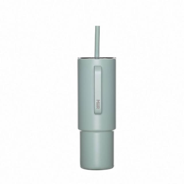 【MiiR】All Day Straw Cup雙層真空 保溫 保冰 大容量32oz/946m(鼠尾草綠)