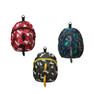 【OhBabyLuxury】防走失包包(恐龍背包 包包 小包包  兒童背包 立體恐龍背鰭 恐龍造型 兒童休閒帆布雙肩包)