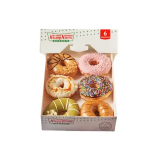 【Krispy Kreme】綜合口味甜甜圈6入