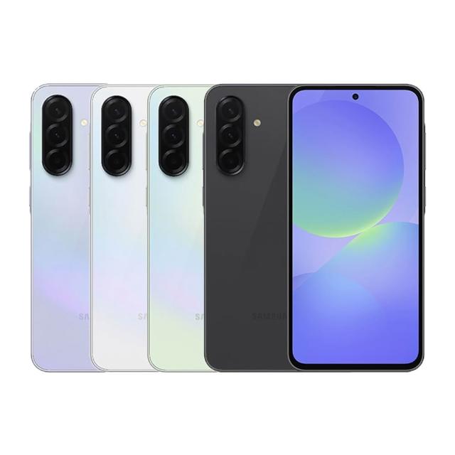 SAMSUNG三星 Galaxy A36 搭載 Snapdragon 6 Gen 3 八核心處理器，時脈高達 2.4GHz，提供流暢效能與長效電池續航。6.7吋 FHD+ 超大螢幕，解析度 1080 x 2340，適合追劇與遊戲。後置 5000萬 + 800萬 + 500萬主相機，前置 1200萬自拍鏡頭，捕捉高畫質影像。前置 8GB RAM 搭配 128GB 內建儲存，支援 Android 作業系統與 5G 高速網路。IP67 防水防塵設計，機身輕薄僅 7.4mm 厚、195g 重量，雙卡雙待機方便使用。電池容量 5000mAh，支援長時間通話與待機。顏色選擇包括夜光紫、秘境黑、滑雪白、極光綠，適合各種風格。詳細規格以原廠為準，NCC 認證碼 CCAH255G0020T2。