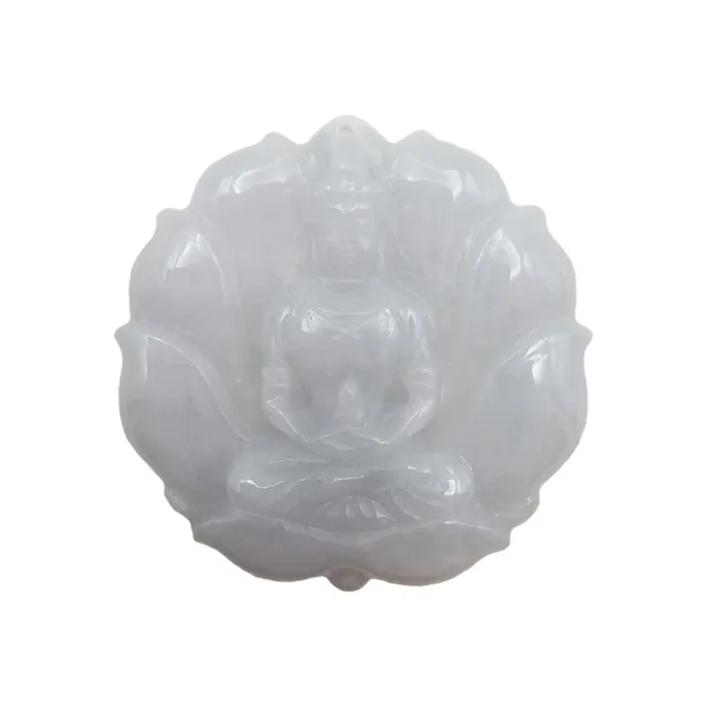 【藏古祥館】翡翠蓮花觀音 SBA28 (宗教開運 翡翠)