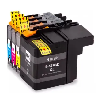 【TC】BROTHER 四色任選 LC539XL BK/LC535XL C/M/Y 高容量相容墨水組(適 DCP-J100 DCP-J105 MFC-J200)