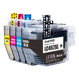 【TC】BROTHER 四色一組 LC462XL BK/C/M/Y 副廠高容量相容墨水組(適用 BROTHER MFC-J2340DW MFC-J3940DW)