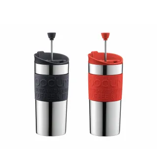【Bodum】TRAVEL PRESS 濾壓式不鏽鋼隨行杯(350cc｜共2色)