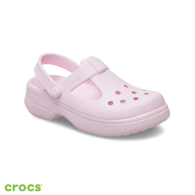 【Crocs官方直營】童鞋 經典瑪麗珍克駱格 洞洞鞋(210615)