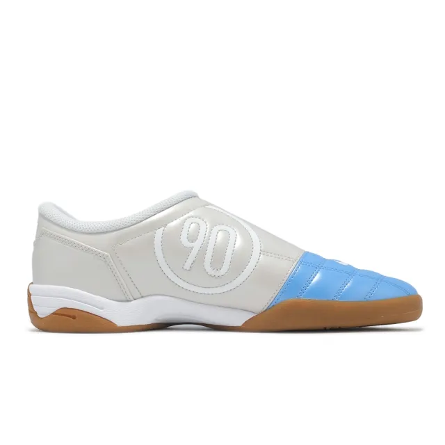 【NIKE 耐吉】休閒鞋 Total 90 男鞋 藍 銀 膠底 足球風 復古 皮革(HQ2851-400)