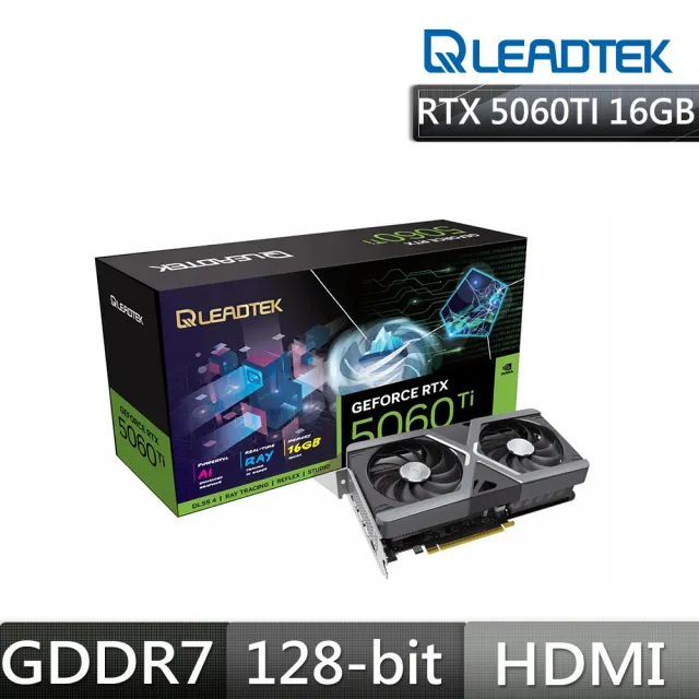 【麗臺科技】GEFORCE RTX 5060 TI HURRICANE 16G 顯示卡