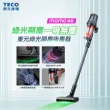 【陳傑憲代言TECO 東元】綠光顯塵無線吸塵器XJ2501CB(23Kpa/九錐氣旋/HEPA過濾/絨毛電動滾刷/momo獨家)