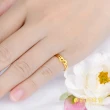 【福西珠寶】黃金戒指 青澀回憶黃金女戒 黃金尾戒(金重0.44錢正負0.03錢)