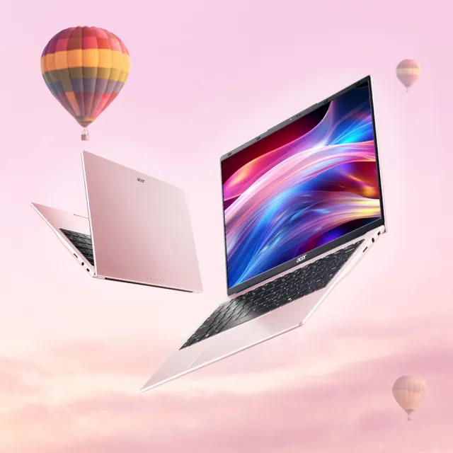 【Acer 宏碁】Office2024★14吋四核心8G 輕薄效能筆電-粉(Aspire Lite/AL14-32P-C4QB/N150/8G/256G/W11)