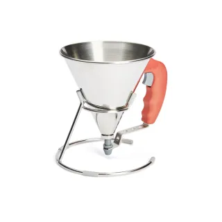 【de Buyer 畢耶】『KWIK迷你自動漏斗填餡器』0.8公升-紅