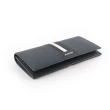 【BALLY】TALIRO防刮牛皮對開長夾(藍色)