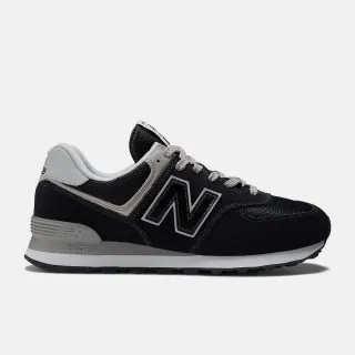 【NEW BALANCE】574 復古鞋 男鞋 女鞋 情侶鞋 休閒鞋 運動鞋 黑 麂皮 D楦 NB(ML574EVB)